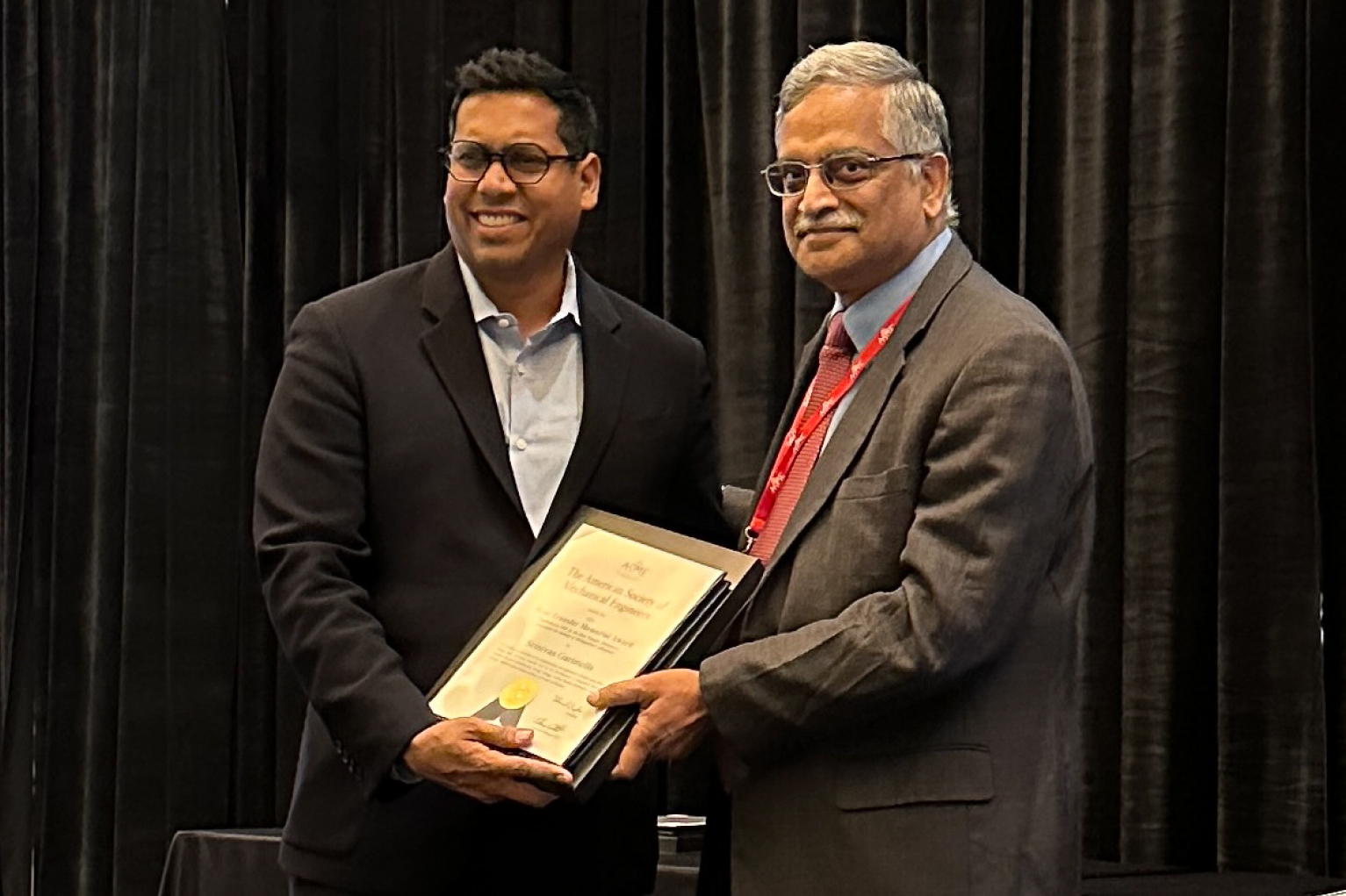 Garimella, ASME Heat Transfer Memorial Award