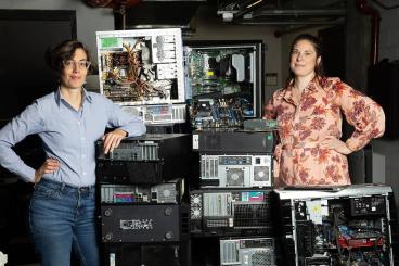 Antonia Antoniou and Vanessa Smet are working to advance electronics performance and sustainability.